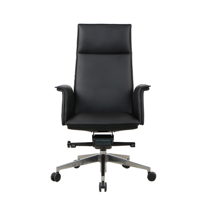 PU Memory Foam Ergonomic Office Chair Foam Black Leather Swivel Chair High Density