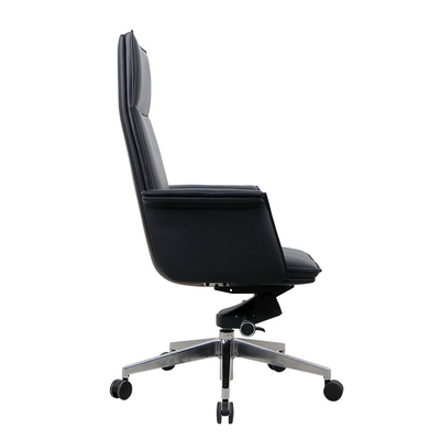 PU Memory Foam Ergonomic Office Chair Foam Black Leather Swivel Chair High Density