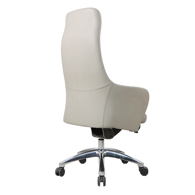 Grey Ergonomic Office Leather Chair High Back Executive chair