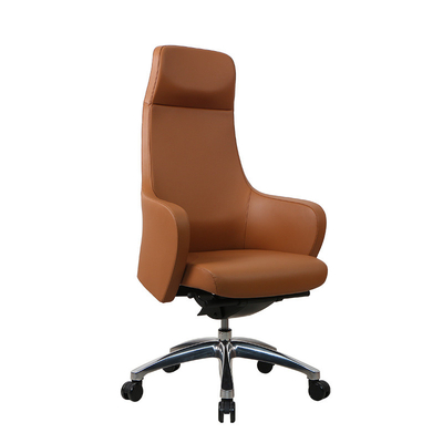 High Density Ergonomic Executive Chair Moulde Foam PU Leather Office Chair