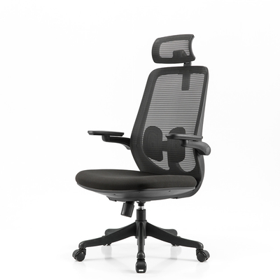 BIFMA Standard Ergonomic Gaming Office Chair For Computer 660MM Nylon Base Mesh Back